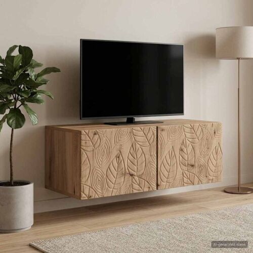 TV ormar za zid 59,5 x 31 cm Hrast artisan Konstruirano drvo - Hrast artisan 59,5 x 31 cm Cijena