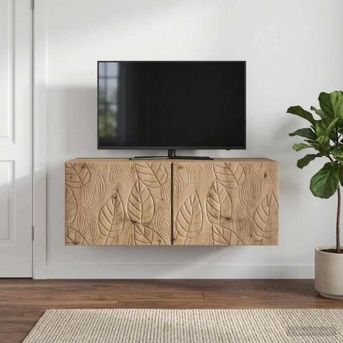 TV ormar za zid 59,5 x 31 cm Hrast artisan Konstruirano drvo - Hrast artisan 59,5 x 31 cm Cijena