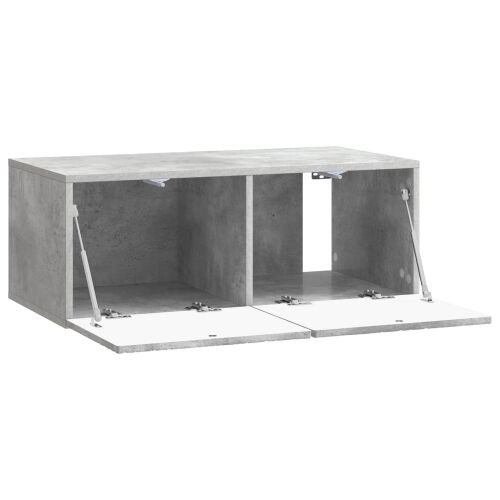 TV ormar za zid 78,5 x 31 cm Betonska siva Konstruirano drvo - Betonska siva 78,5 x 31 cm Cijena