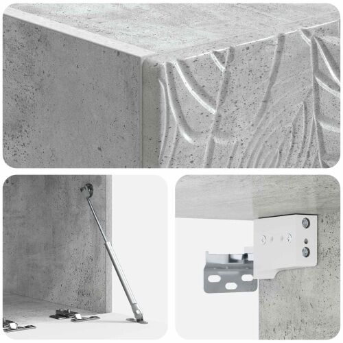 TV ormar za zid 78,5 x 31 cm Betonska siva Konstruirano drvo - Betonska siva 78,5 x 31 cm Cijena