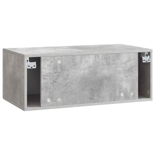 TV ormar za zid 78,5 x 31 cm Betonska siva Konstruirano drvo - Betonska siva 78,5 x 31 cm Cijena