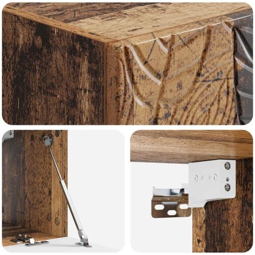 TV ormar za zid 78,5 x 31 cm Staro drvo Konstruirano drvo Zidne - Staro drvo 78,5 x 31 cm Cijena