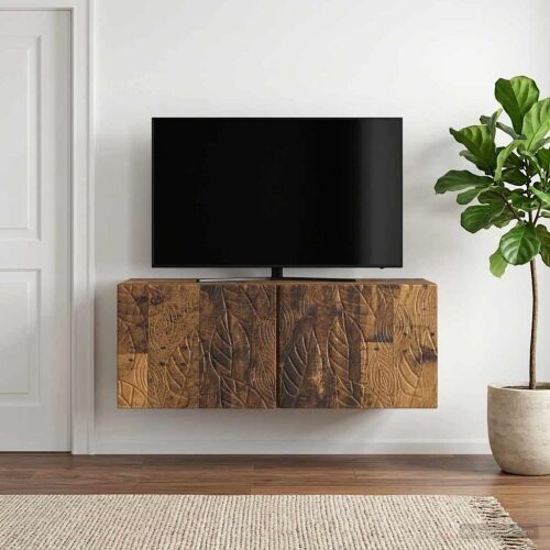 TV ormar za zid 78,5 x 31 cm Staro drvo Konstruirano drvo Zidne - Staro drvo 78,5 x 31 cm Cijena