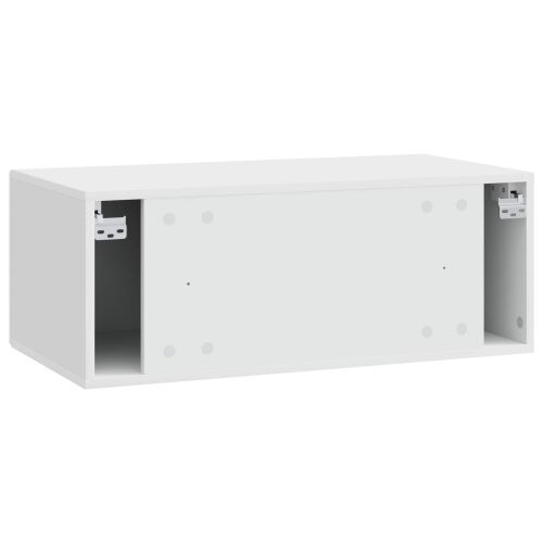TV ormar za zid 98 x 31 cm Bijela visokog sjaja - Bijela visokog sjaja 98 x 31 cm Cijena