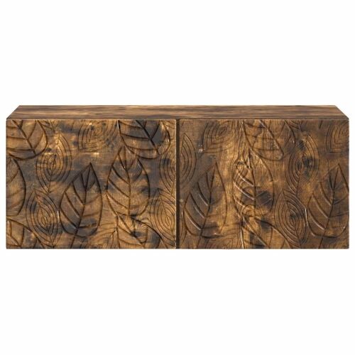TV ormar za zid 98 x 31 cm Dimljeni hrast Konstruirano drvo - Dimljeni hrast 98 x 31 cm Cijena