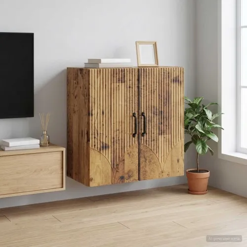 Ormar za montažu na zid 59 x 31 x 60 cm Konstruirano drvo - Staro drvo 59 x 31 x 60 cm Cijena