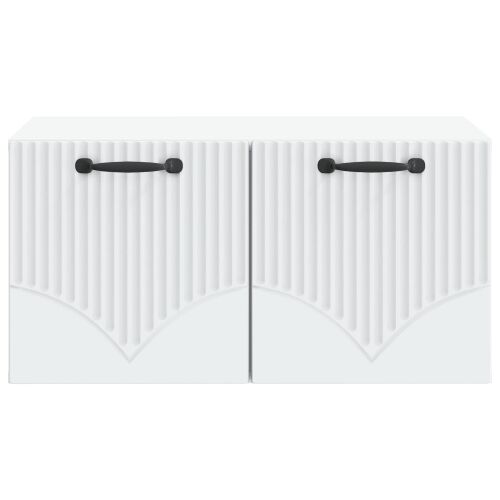 TV ormar za zid Bijela 59,5 x 41 x 30 cm Konstruirano drvo - Bijela 59,5 x 41 cm Cijena
