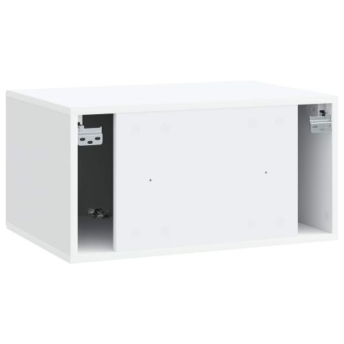TV ormar za zid Bijela 59,5 x 41 x 30 cm Konstruirano drvo - Bijela 59,5 x 41 cm Cijena