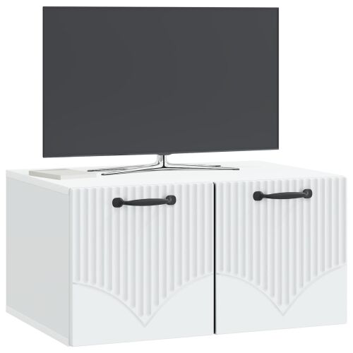 TV ormar za zid Bijela 59,5 x 41 x 30 cm Konstruirano drvo - Bijela 59,5 x 41 cm Cijena