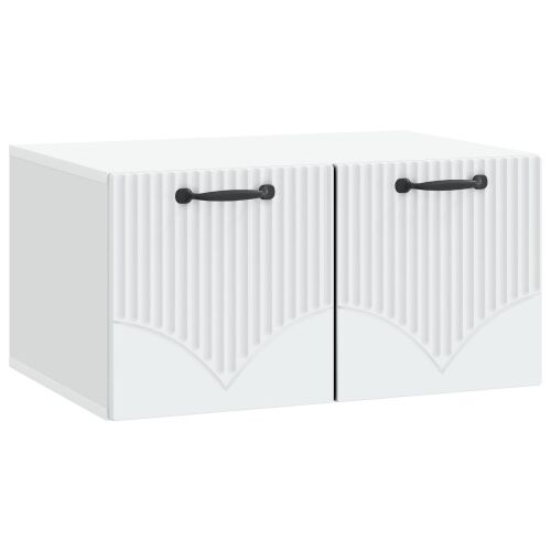 TV ormar za zid Bijela 59,5 x 41 x 30 cm Konstruirano drvo - Bijela 59,5 x 41 cm Cijena