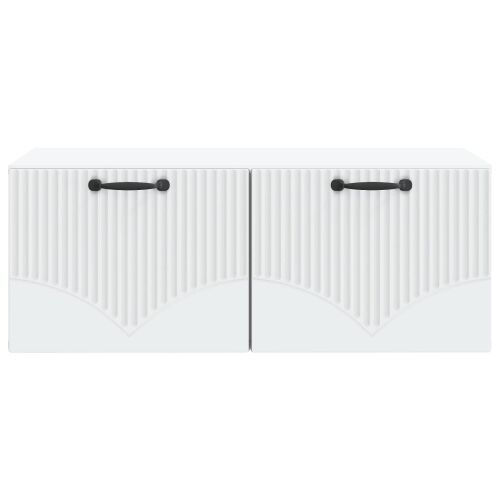 TV ormar za zid Bijela 78,5 x 41 x 30 cm Konstruirano drvo - Bijela 78,5 x 41 cm Cijena