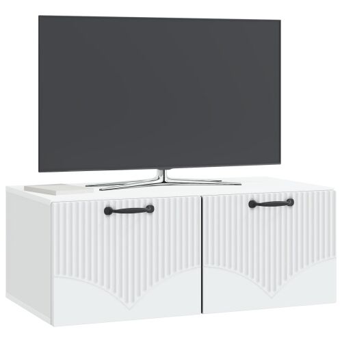 TV ormar za zid Bijela 78,5 x 41 x 30 cm Konstruirano drvo - Bijela 78,5 x 41 cm Cijena
