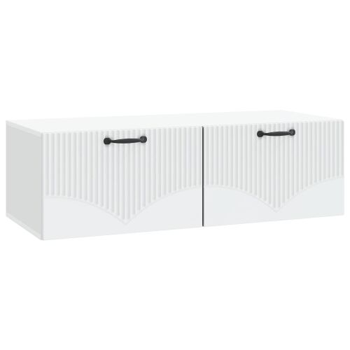 TV ormar za zid Zidne Bijela 98 x 41 x 30 cm Konstruirano drvo - Bijela 98 x 41 cm Cijena