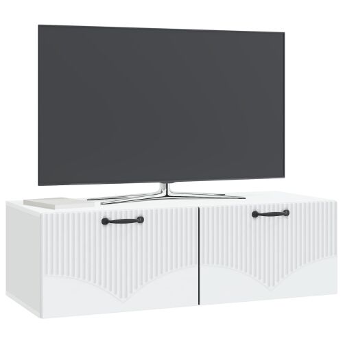 TV ormar za zid Zidne Bijela 98 x 41 x 30 cm Konstruirano drvo - Bijela 98 x 41 cm Cijena