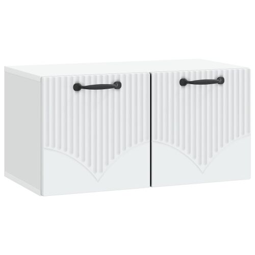 TV ormar za zid Bijela 59,5 x 31 x 30 cm Konstruirano drvo - Bijela 59,5 x 31 cm Cijena