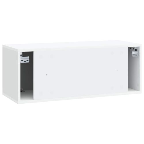 TV ormar za zid Bijela 78,5 x 31 x 30 cm Konstruirano drvo - Bijela 78,5 x 31 cm Cijena