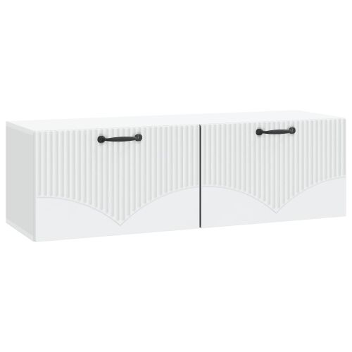 TV ormar za zid Zidne Bijela 98 x 31 x 30 cm Konstruirano drvo - Bijela 98 x 31 cm Cijena