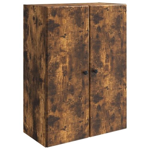 Ormar za montažu na zid 66 x 34,5 x 90 cm Konstruirano drvo - Dimljeni hrast 66 x 34,5 x 90 cm Cijena