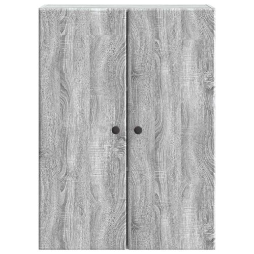 Ormar za montažu na zid 66 x 34,5 x 90 cm Konstruirano drvo - Siva Sonoma 66 x 34,5 x 90 cm Cijena