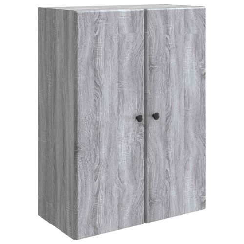 Ormar za montažu na zid 66 x 34,5 x 90 cm Konstruirano drvo - Siva Sonoma 66 x 34,5 x 90 cm Cijena