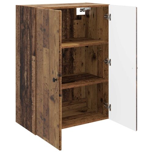 Ormar za montažu na zid 66 x 34,5 x 90 cm Konstruirano drvo - Staro drvo 66 x 34,5 x 90 cm Cijena