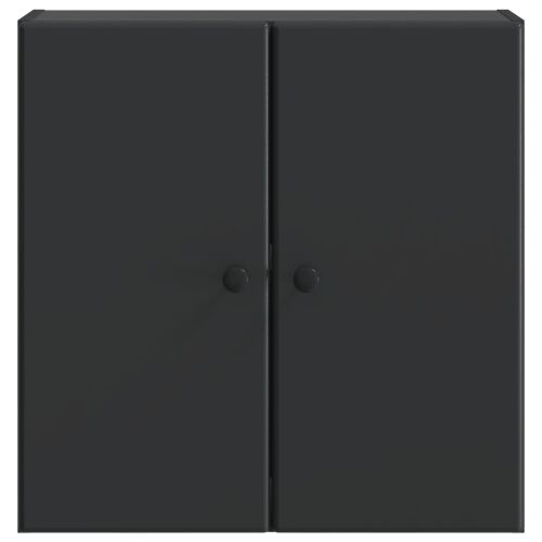 Ormar za montažu na zid 59 x 31 x 60 cm Konstruirano drvo Crna - Crna 59 x 31 x 60 cm Cijena