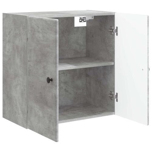 Ormar za montažu na zid 59 x 31 x 60 cm Konstruirano drvo - Betonska siva 59 x 31 x 60 cm Cijena