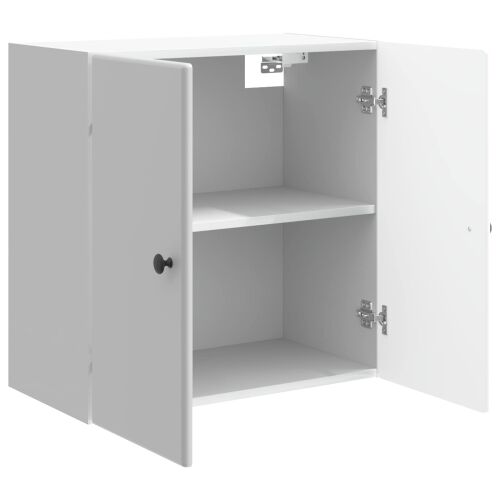 Ormar za montažu na zid 59 x 31 x 60 cm Konstruirano drvo - Bijela visokog sjaja 59 x 31 x 60 cm Cijena