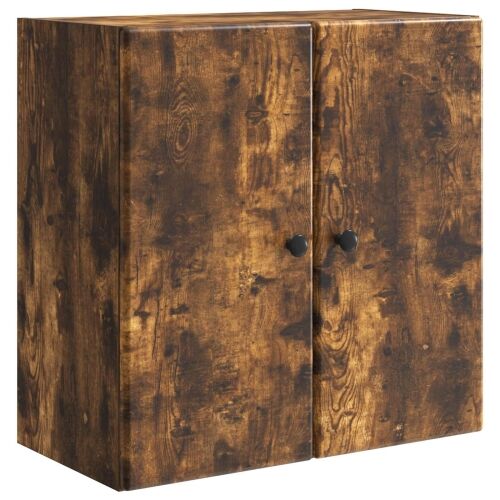 Ormar za montažu na zid 59 x 31 x 60 cm Konstruirano drvo - Dimljeni hrast 59 x 31 x 60 cm Cijena