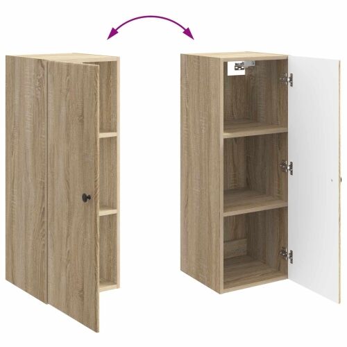 Ormar za montažu na zid 33 x 34,5 x 90 cm Konstruirano drvo - Hrast sonoma 33 x 34,5 x 90 cm Cijena