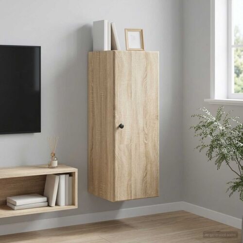 Ormar za montažu na zid 33 x 34,5 x 90 cm Konstruirano drvo - Hrast sonoma 33 x 34,5 x 90 cm Cijena