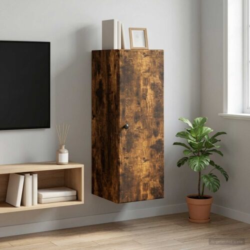 Ormar za montažu na zid 33 x 34,5 x 90 cm Konstruirano drvo - Dimljeni hrast 33 x 34,5 x 90 cm Cijena