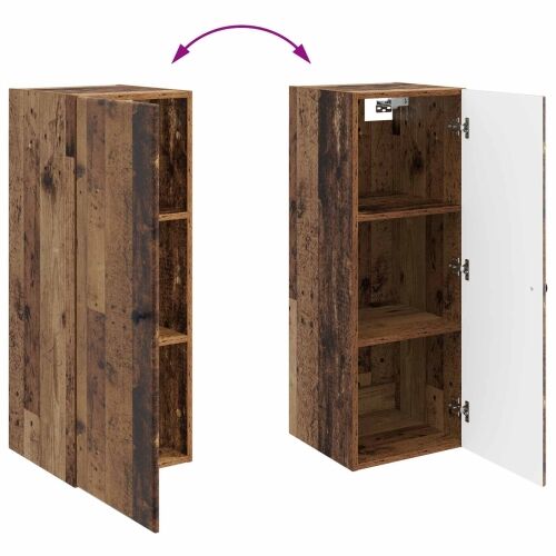 Ormar za montažu na zid 33 x 34,5 x 90 cm Konstruirano drvo - Staro drvo 33 x 34,5 x 90 cm Cijena