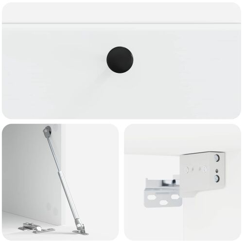 TV ormar za zid 59,5 x 41 x 30 cm Bijela Konstruirano drvo - Bijela 59,5 x 41 cm Cijena