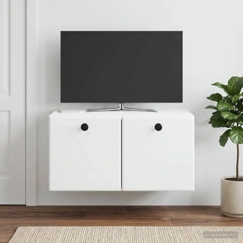 TV ormar za zid 59,5 x 41 x 30 cm Bijela Konstruirano drvo - Bijela 59,5 x 41 cm Cijena