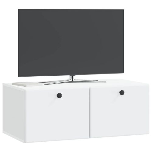 TV ormar za zid 78,5 x 41 x 30 cm Bijela Konstruirano drvo - Bijela 78,5 x 41 cm Cijena