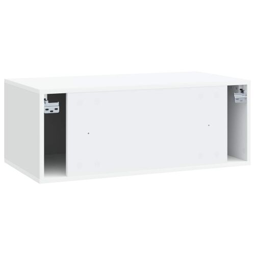 TV ormar za zid 78,5 x 41 x 30 cm Bijela Konstruirano drvo - Bijela 78,5 x 41 cm Cijena