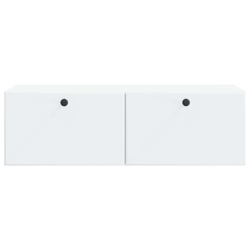 TV ormar za zid 98 x 41 x 30 cm Bijela Konstruirano drvo Zidne - Bijela 98 x 41 cm Cijena