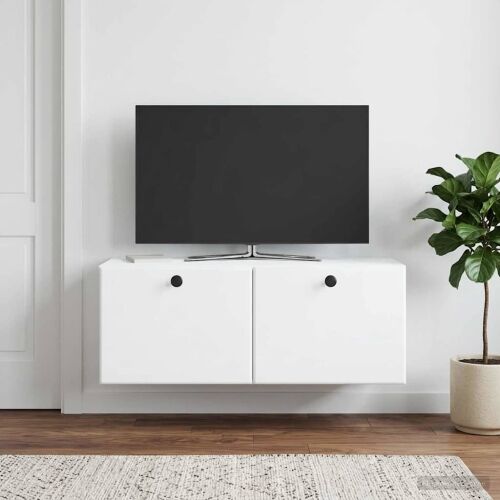 TV ormar za zid 78,5 x 31 x 30 cm Bijela Konstruirano drvo - Bijela 78,5 x 31 cm Cijena