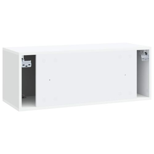 TV ormar za zid 78,5 x 31 x 30 cm Bijela Konstruirano drvo - Bijela 78,5 x 31 cm Cijena