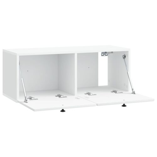 TV ormar za zid 78,5 x 31 x 30 cm Bijela Konstruirano drvo - Bijela 78,5 x 31 cm Cijena