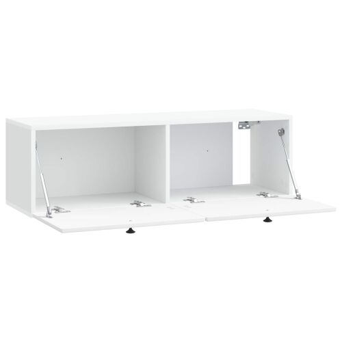TV ormar za zid 98 x 31 x 30 cm Bijela Konstruirano drvo Zidne - Bijela 98 x 31 cm Cijena