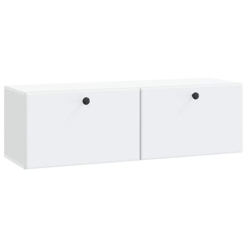 TV ormar za zid 98 x 31 x 30 cm Bijela Konstruirano drvo Zidne - Bijela 98 x 31 cm Cijena