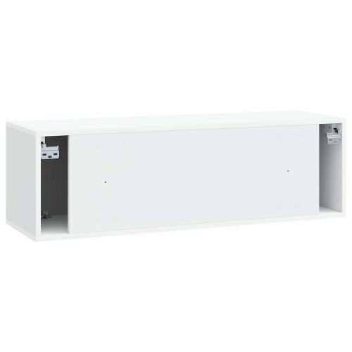 TV ormar za zid 98 x 31 x 30 cm Bijela Konstruirano drvo Zidne - Bijela 98 x 31 cm Cijena