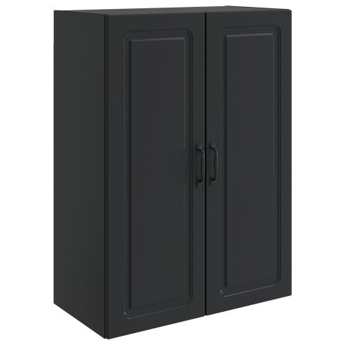 Ormar za montažu na zid 66 x 34,5 x 90 cm Konstruirano drvo - Crna 66 x 34,5 x 90 cm Cijena
