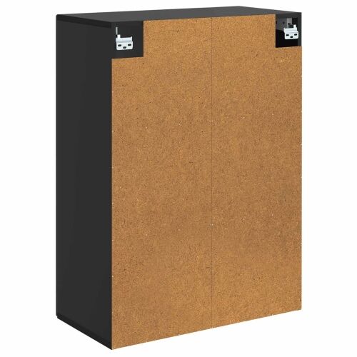 Ormar za montažu na zid 66 x 34,5 x 90 cm Konstruirano drvo - Crna 66 x 34,5 x 90 cm Cijena