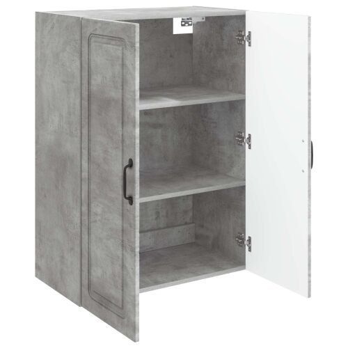 Ormar za montažu na zid 66 x 34,5 x 90 cm Konstruirano drvo - Beton siva 66 x 34,5 x 90 cm Cijena