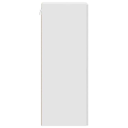 Ormar za montažu na zid 66 x 34,5 x 90 cm Konstruirano drvo - Visoko sjajno bijela 66 x 34,5 x 90 cm Cijena
