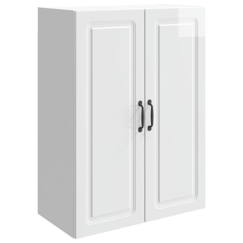 Ormar za montažu na zid 66 x 34,5 x 90 cm Konstruirano drvo - Visoko sjajno bijela 66 x 34,5 x 90 cm Cijena