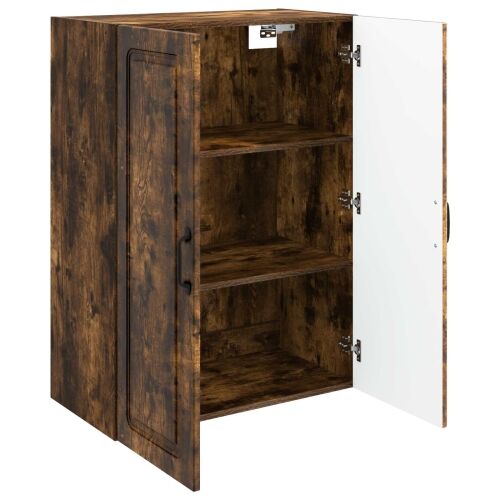 Ormar za montažu na zid 66 x 34,5 x 90 cm Konstruirano drvo - Dimljeni hrast 66 x 34,5 x 90 cm Cijena